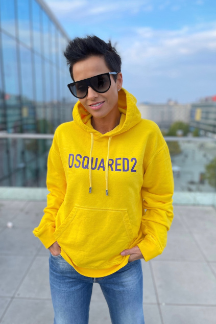 Dámská mikina Dsquared2 S75GU0429S25539 žlutá 2