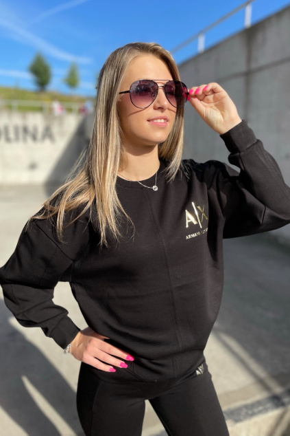 Dámská mikina Armani Exchange 6LYM19YJ4WZ černá 2