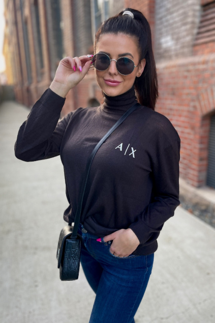 Dámský svetr Armani Exchange 6LYM1JYMA3Z hnědý 4