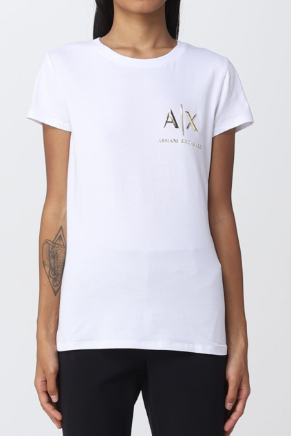 Dámské tričko Armani Exchange 6LYT52YJ9XZ bílé