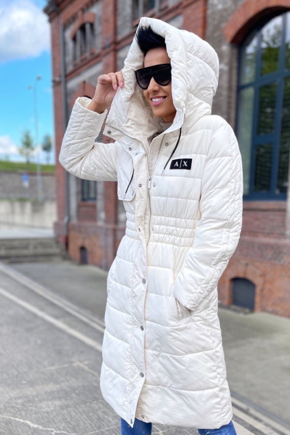 Dámská bunda Armani Exchange 6LYL05YN9HZ krémová