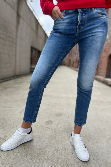 Dámské džíny Dsquared2 S73LA0270 modré