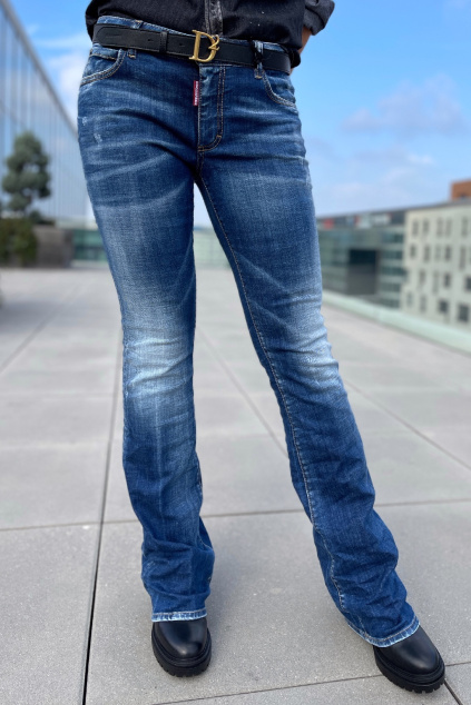 Dámské džíny Dsquared2 S75LB0640 modré
