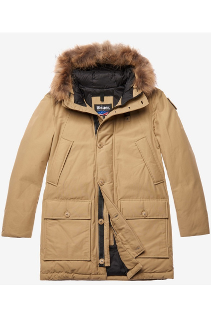 19WBLUK03239 Pánská parka Blauer béžová