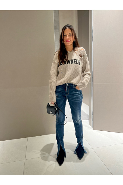 Dámské džíny Dsquared2 S80LA0053 modré