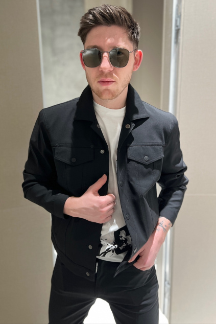 Pánská bunda DSQUARED2 S74AM1482 černá