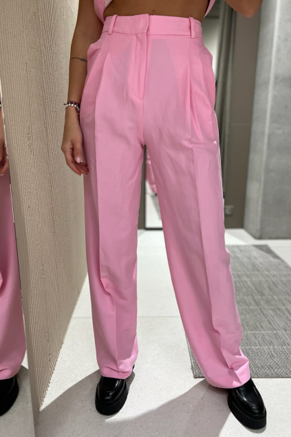 Dámské kalhoty HUGO 50520961 růžové