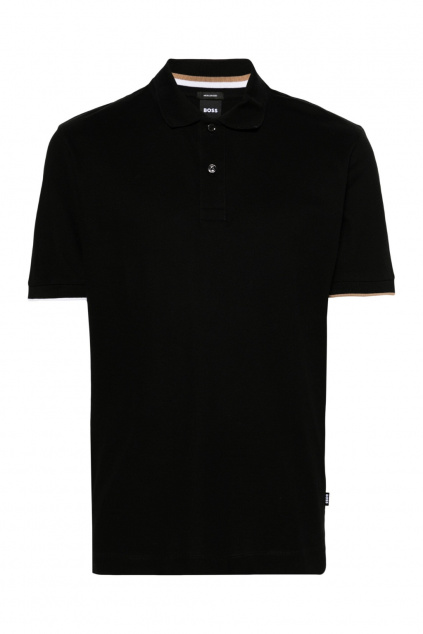 Pánské polo tričko BOSS Black 50512682 černé