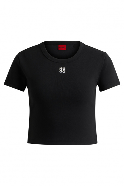 Dámské tričko HUGO 50512000 černé