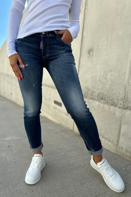 Dámské džíny DSQUARED2 JENNIFER S75LB0965 modré