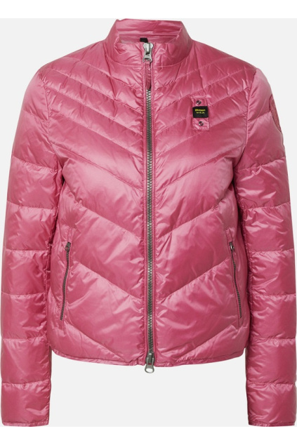 20SBLDC03058 005050 536 Dámská bunda Blauer péřová růžová