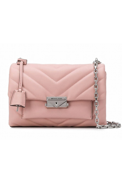 30T9S0EL8L Dámská kabelka Michael Kors Cece Medium Quilted Leather Convertible Shoulder růžová
