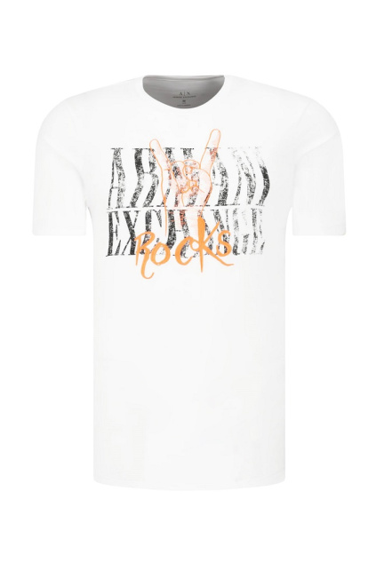 3HZTFU ZJBVZ Pánské tričko Armani Exchange bílé