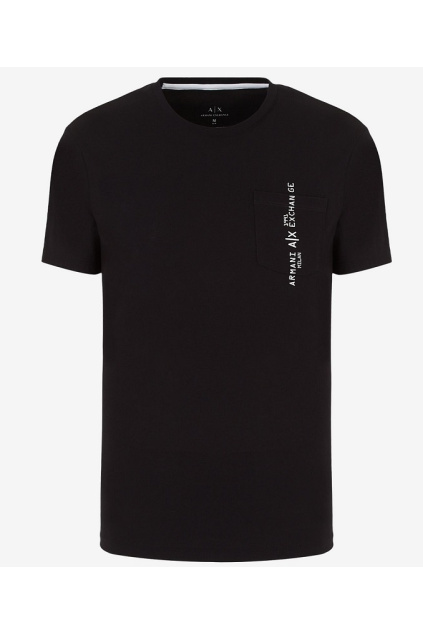3HZTAC ZJA5Z Pánské tričko Armani Exchange černé