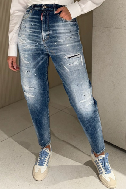 Dámské džíny DSQUARED2 80'S S72LB0831 modré