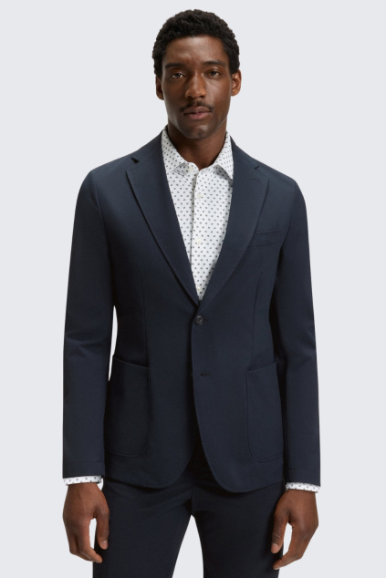 Pánské sako BOSS Black P-Hanry-WGPK253F 50543480 modré