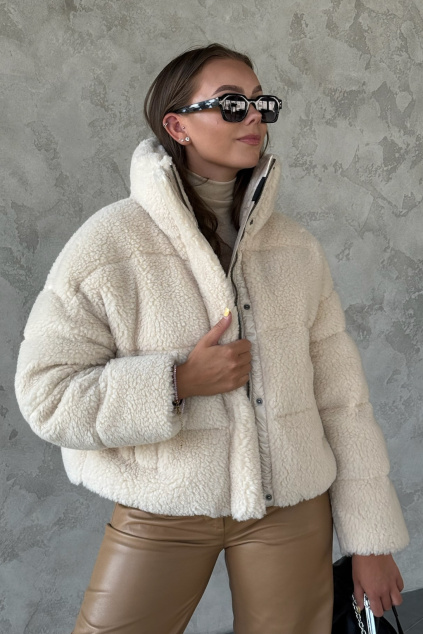 Dámský kožíšek MaxMara ALFREDO 2525486062670 béžový