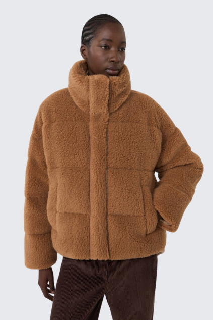 Dámský kožíšek MaxMara ALFREDO 2525486062670 hnědý