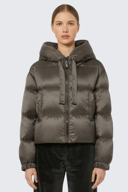 Dámská bunda MaxMara SEIE 2529486115670 hnědozelená