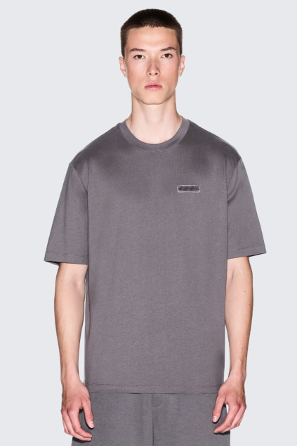 Pánské tričko Armani Exchange XM001426AF10362 šedohnědé