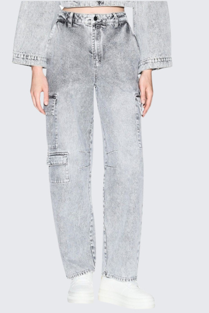 Dámské džíny Armani Exchange XW001396AF16176 šedé