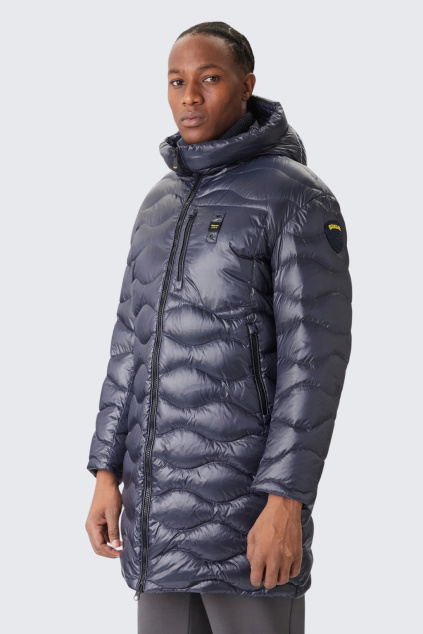 Pánská dlouhá bunda BLAUER 25WBLUK03068 modrá