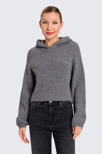 Dámský svetr TWINSET 252TT3540 šedý