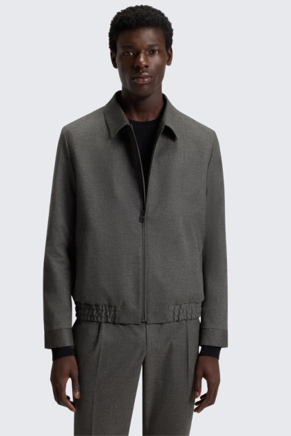 Pánská bunda HUGO Hellys241F1X 50547290 šedá