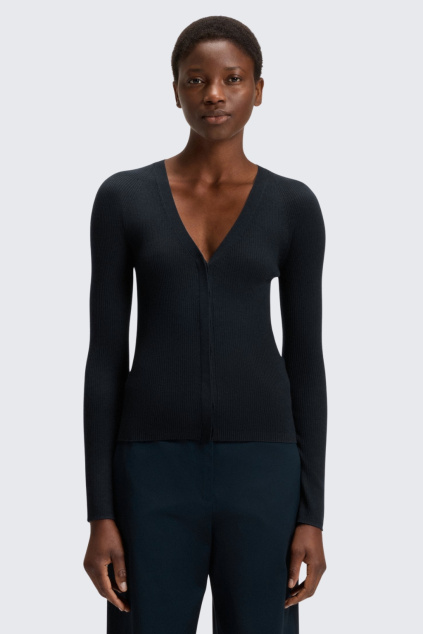 Dámský svetr BOSS Black Friva 50544904 tmavě modrý