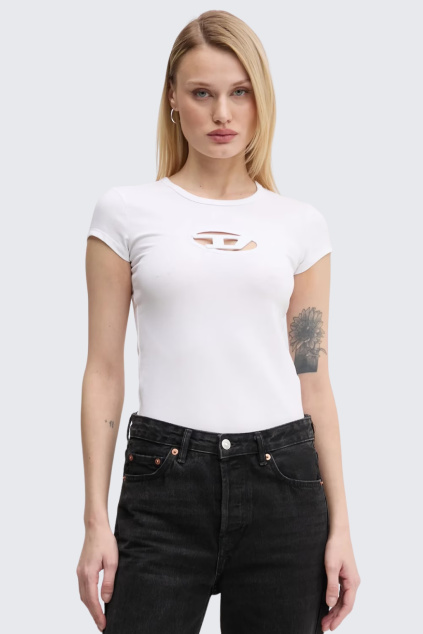 Dámské tričko DIESEL T-ANGIE A06268_0AFAA bílé