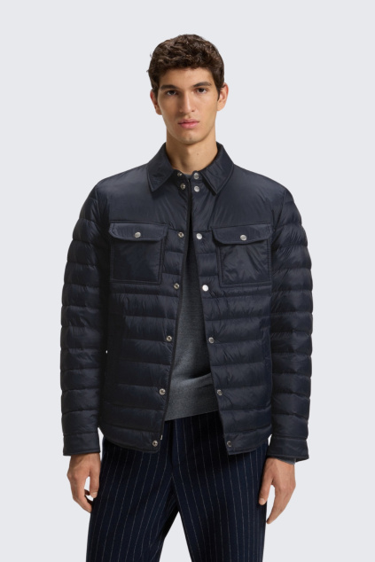 Pánská bunda BOSS Black H-Dahanso 50540456 modrá