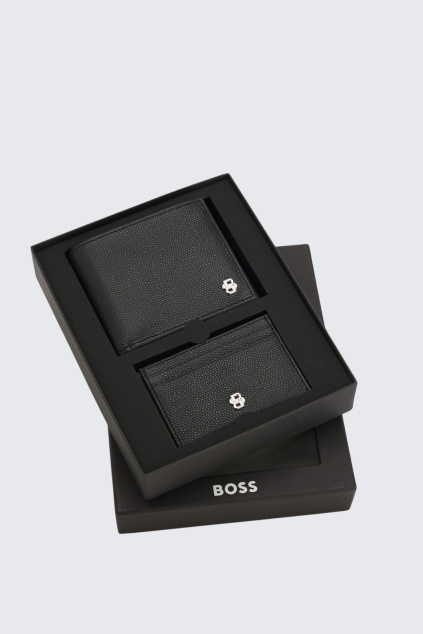 Pánská dárková sada BOSS Black GB_OutlineB 4cc&Card 50548800 černá