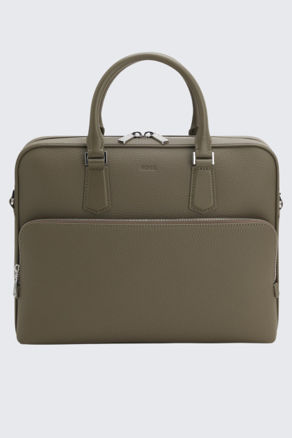 Pánská taška BOSS Black New Crosstown_S. Doc 50529293 hnědozelená