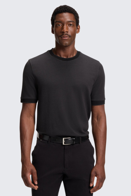 Pánské tričko BOSS Black Filippo_B-Icon 50549602 černé