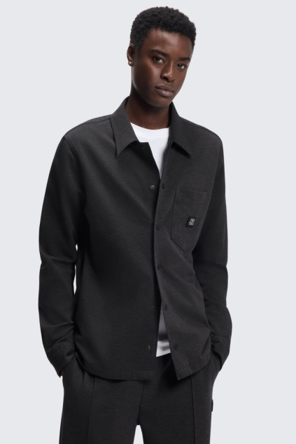 Pánská košile HUGO Enaso 50556440 šedá