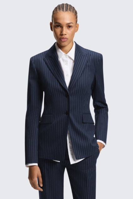 Dámské sako HUGO Asmalla 50554445 modré