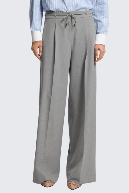 Dámské kalhoty HUGO Haminde 50555897 šedé