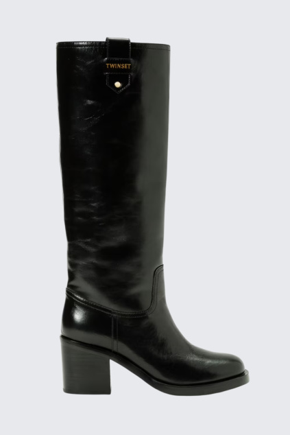 Dámské kozačky TWINSET 252TCP080 černé