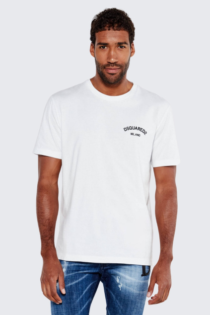 Pánské tričko DSQUARED2 S74GD1477 bílé