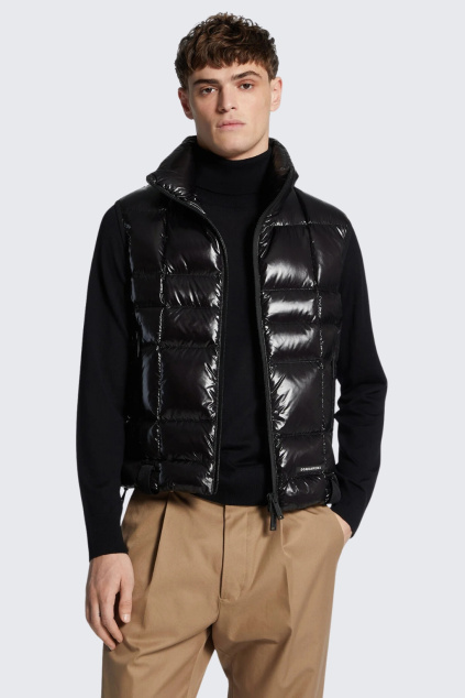 Pánská vesta DSQUARED2 S74FB0344 černá