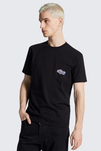 Pánské tričko DSQUARED2 S74GD1449 černé