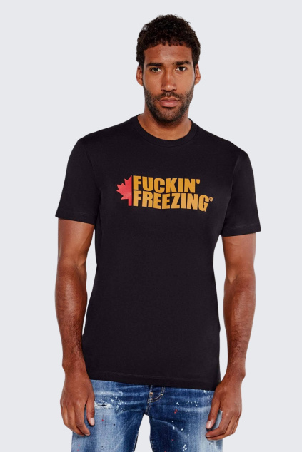 Pánské tričko DSQUARED2 S74GD1450 černé