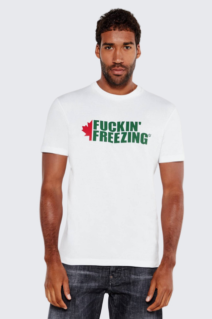 Pánské tričko DSQUARED2 S74GD1450 bílé