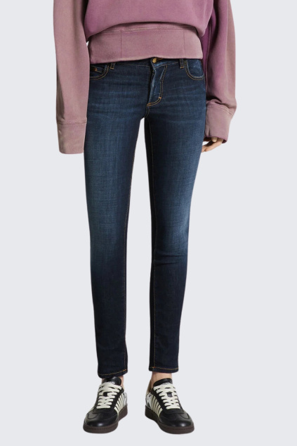 Dámské džíny DSQUARED2 MEDIUM WAIST JENNIFER S75LB1088 modré