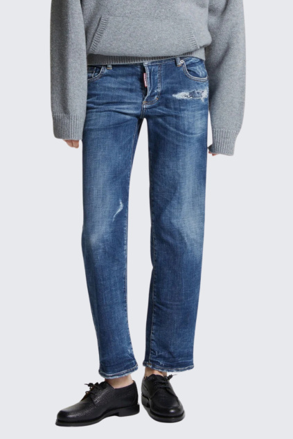 Dámské džíny DSQUARED2 JENNA S75LB1096 modré