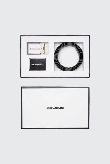 Pánský opasek DSQUARED2 GBM000212 černý