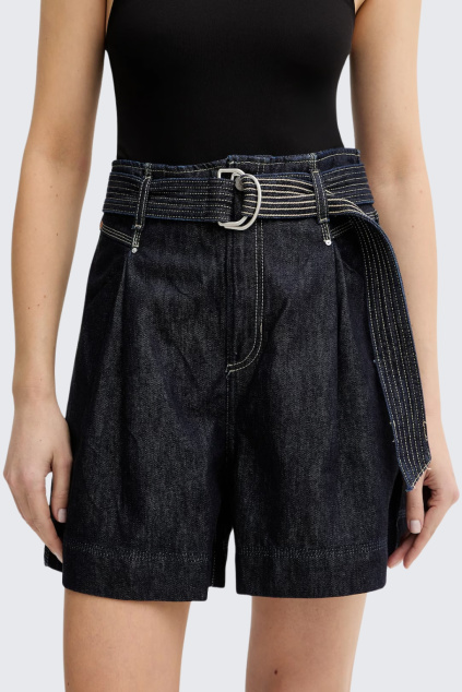 Dámské džínové kraťasy BOSS Orange C_CARGO SHORTPPB 50552465 modré