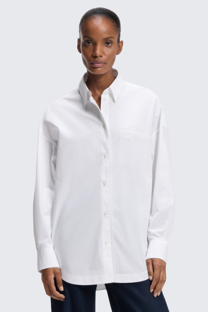 Dámská košile BOSS Orange C_Bonsta 50553532 bílá