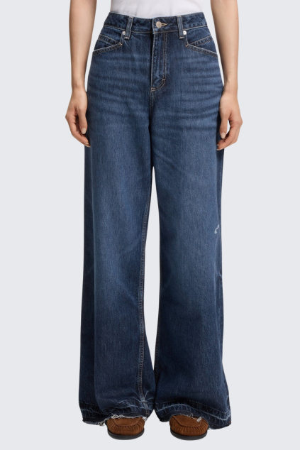 Dámské džíny BOSS Orange C_SLOUCHY MR 50552460 modré