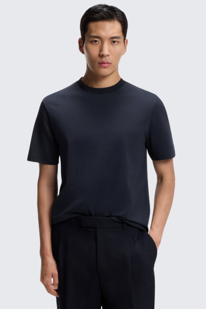 Pánské tričko BOSS Black H-Thompson 247 50554180 modré